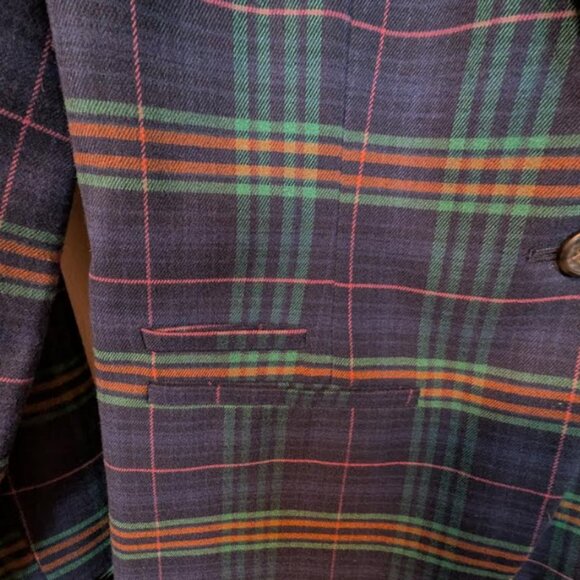 Merona Women's Plaid Jacket Size 4 - Picture 7 of 7